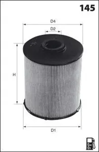 MECAFILTER ELG5438 Фильтр топливный