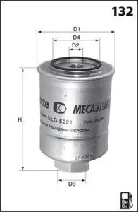 MECAFILTER ELG5452 Фильтр топливный