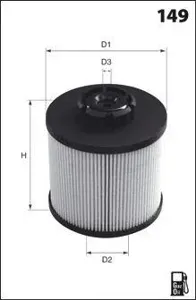 MECAFILTER ELG5463 Фильтр топливный