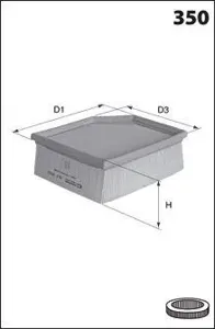 MECAFILTER ELP9155 Воздушный фильтр