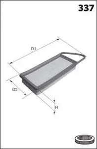 MECAFILTER ELP9207 Воздушный фильтр