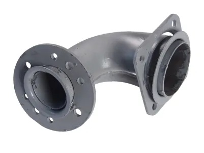 MEGAPOWER 12012001 Патрубок Kamaz -ЕВРО приемный короткий (под 8 шпилек)