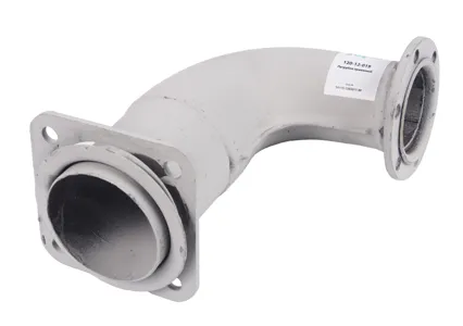 MEGAPOWER 12012019 Патрубок Kamaz -ЕВРО приемный длинный (под 6 шпилек)