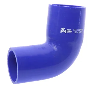 MEGAPOWER 13016010 Патрубок ЗИЛ-5301 соединительный синий силикон