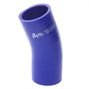 MEGAPOWER 13016025 Шланг ГАЗ-3302 нагнетательный синий силикон угловой дв. Cummins ISF 2.8 (L=160мм,d=50)