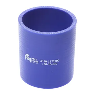 MEGAPOWER 13016040 Патрубок ГАЗ-3310 Валдай интеркулера дв. Cummins ISF 3.8 синий силикон