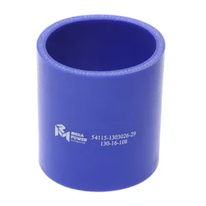 MEGAPOWER 13016108 Патрубок Kamaz радиатора нижний (L=90мм,d=66) силикон