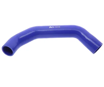 MEGAPOWER 13016195 Патрубок МАЗ-5440А9,6430А9 радиатора верхний (L=525мм,d=49) синий силикон