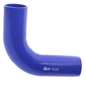 MEGAPOWER 13016204 Патрубок МАЗ радиатора (L=240мм,d=60) синий силикон
