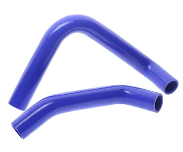 MEGAPOWER 13017002 Патрубок ГАЗ-3302 Бизнес дв.УМЗ-4216 ЕВРО-4 радиатора комплект 2шт. синий силикон