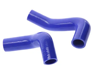 MEGAPOWER 13017016 Патрубок ГАЗ-3308,3309 дв.ММЗ-245 радиатора комплект 2шт. синий силикон