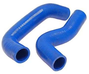 MEGAPOWER 13017017 Патрубок ГАЗ-33104 Валдай дв.ММЗ-245 радиатора комплект 2шт. синий силикон