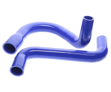 MEGAPOWER 13017018 Патрубок ГАЗ-33106 Валдай дв. Cummins радиатора комплект 2шт. синий силикон