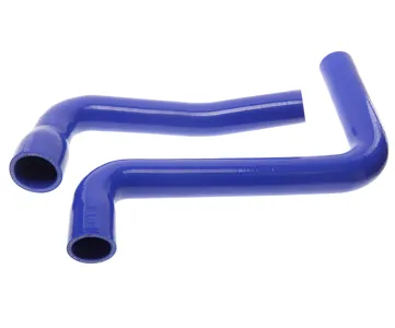 MEGAPOWER 13017022 Патрубок ГАЗон Next C41R11 дв. Cummins радиатора комплект 2шт. синий силикон