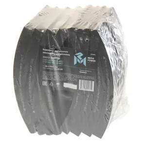 MEGAPOWER 35033007 Накладка тормозной колодки Kamaz сверленая расточен. комплект 8шт. с заклепками