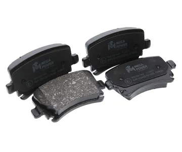 MEGAPOWER 35033142 Колодки торм. VW Golf , Touran Audi A3,A6 Skoda Octavia задние (4шт.)
