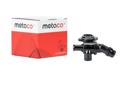 METACO 1520128 Термостат VW Passat B6 (05-) 2.0i (87°С) (с корпусом)