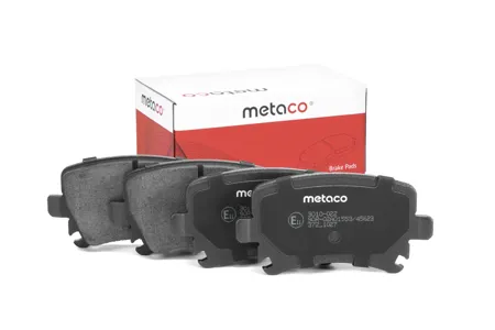 METACO 3010022 Колодки торм. VAG A3 Touran 03- 1.61.9 TDI задн.