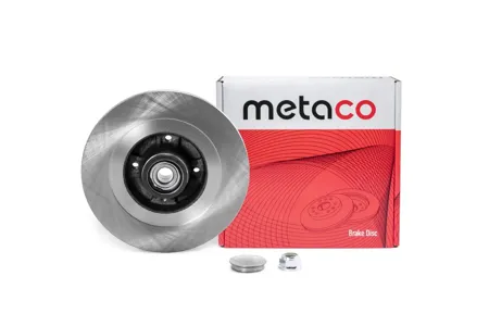 METACO 3060095 Диск тормозной Renault Megane Scenic 02- задн. с подшип.