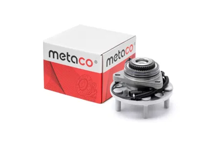 METACO 5000043 Ступица колеса SsangYong Actyon Kyron Rexton 5 шпилек 4WD с подшипником и датчиком ABS перед.