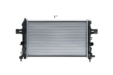 METACO 8010010 Радиатор двигателя
