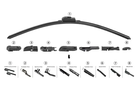 METACO 9500350A Щетка стеклоочистителя
