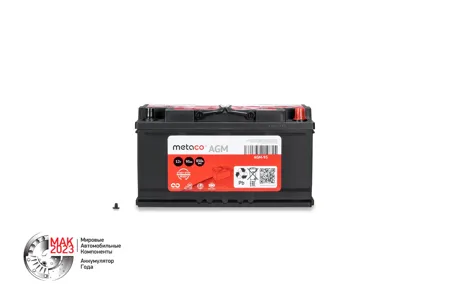 METACO AGM95 Аккумулятор METACO 95Ач. 850А 353х175х190 (R) (обр. полярнось)