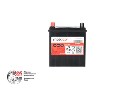 METACO B19X40P Аккумулятор  METACO 40АЧ 300А 187x127x225 asia (L) ETN1