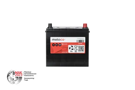METACO D2360 Аккумулятор METACO 60Ач. 480А 230x179x225 ASIA (R) (обр. полярнось)