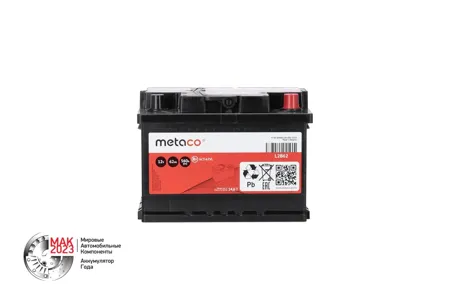 METACO L2B62 Аккумулятор METACO 62Ач. 560А 242х175х175 (R) (обр. полярнось)