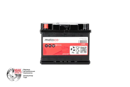 METACO L2X60 Аккумулятор METACO 60Ач. 510А 242х175х190 (L) (прям. полярнось)