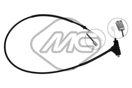 METALCAUCHO 82820 Трос ручника 406 all (drum brake) ant. -front
