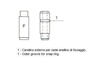 METELLI 012585 Направл.клап.