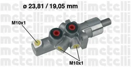 METELLI 050177 Цилиндр тормозной главный
