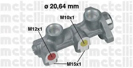 METELLI 050184 Главный тормозной цилиндр