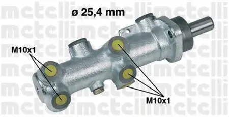 METELLI 050239 Главный тормозной цилиндр (25,4 mm)