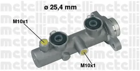 METELLI 050249 Главный тормозной цилиндр