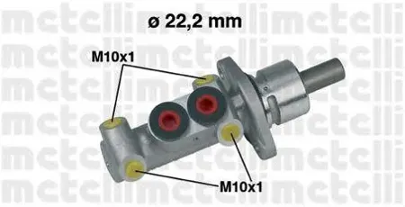 METELLI 050302 Главный тормозной цилиндр