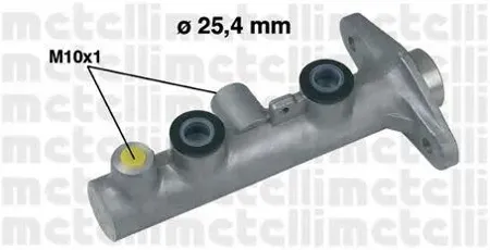 METELLI 050347 Главный тормозной цилиндр