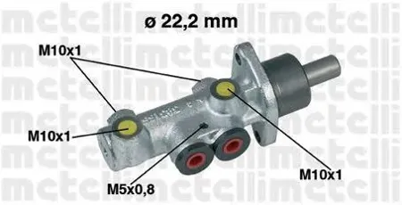 METELLI 050353 ГЛАВНЫЙ ТОРМОЗНОЙ ЦИЛИНДР