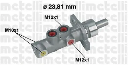 METELLI 050362 Главный тормозной цилиндр (23,81mm)