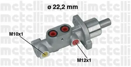 METELLI 050365 Цилиндр главный тормозной
