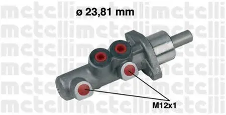 METELLI 050367 Главный тормозной цилиндр (23.81mm)