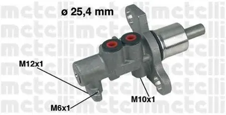 METELLI 050368 Главный тормозной цилиндр