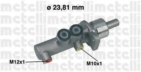 METELLI 050378 Главный тормозной цилиндр (23,81 mm)