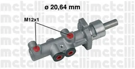 METELLI 050404 Главный тормозной цилиндр VAG Ibiza Fabia Polo