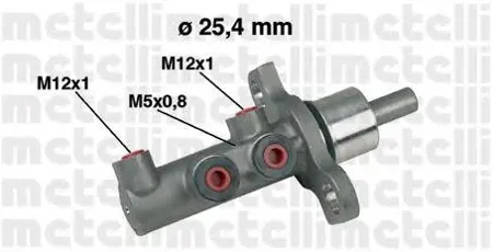 METELLI 050439 Цилиндр главный тормозной