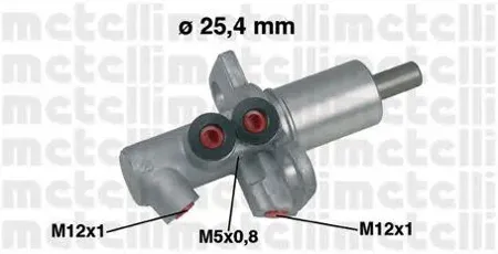 METELLI 050458 Главный тормозной цилиндр