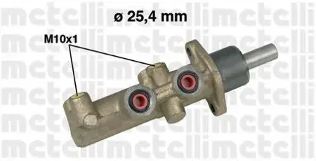 METELLI 050481 Главный тормозной цилиндр [25,4mm]