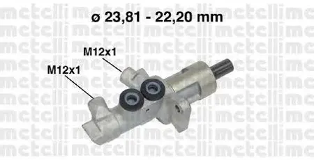 METELLI 050548 Главный тормозной цилиндр